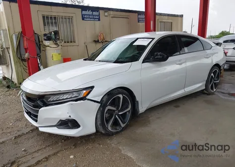 2022 Honda Accord Sport z USA, uszkodzony, nr VIN 1HGCV1F35NA098211